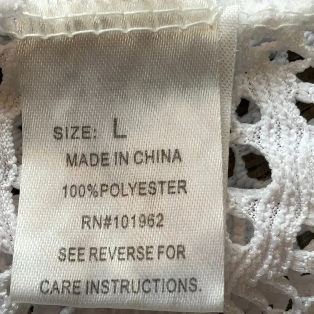 4👗👚🩳👖👙X 20 ARUBA BLUE swimsuit cover up dress size L - Picture 7 of 7